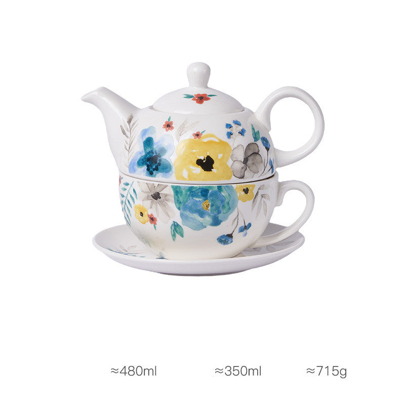 Ceramic English Coffee Cup Set Tea Set Mother And Daughter Pot