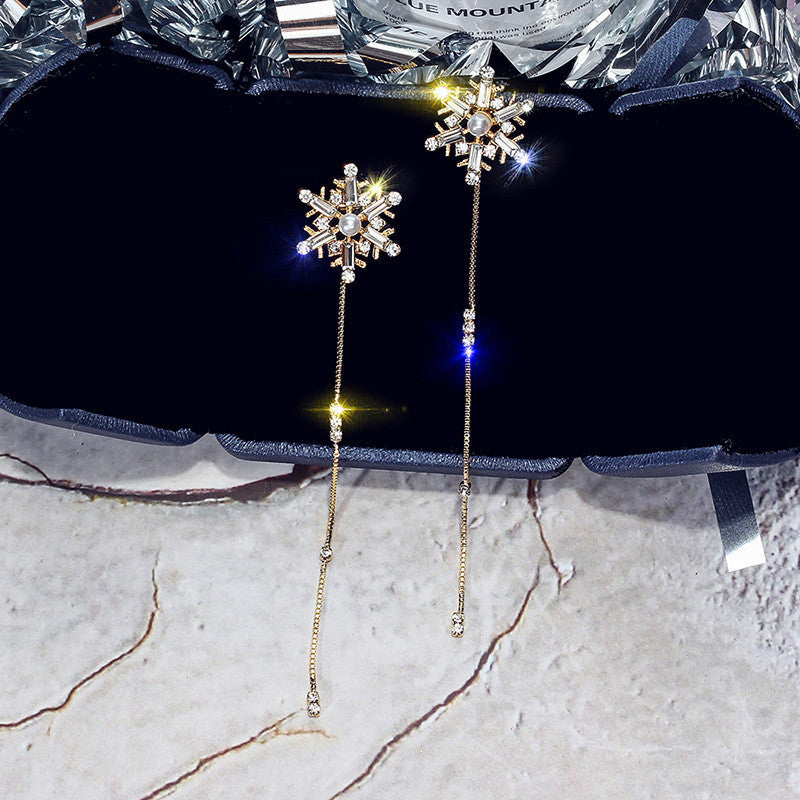 Fashion luxury butterfly tassel earrings