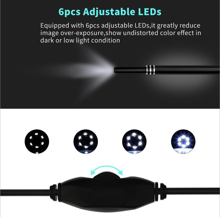 3-in-1 USB&Android&Type-c Ear Cleaning Endoscope HD Visual Ear Spoon Multifunctional Earpick With Mini Camera Ear Health Care Cleaning Tool