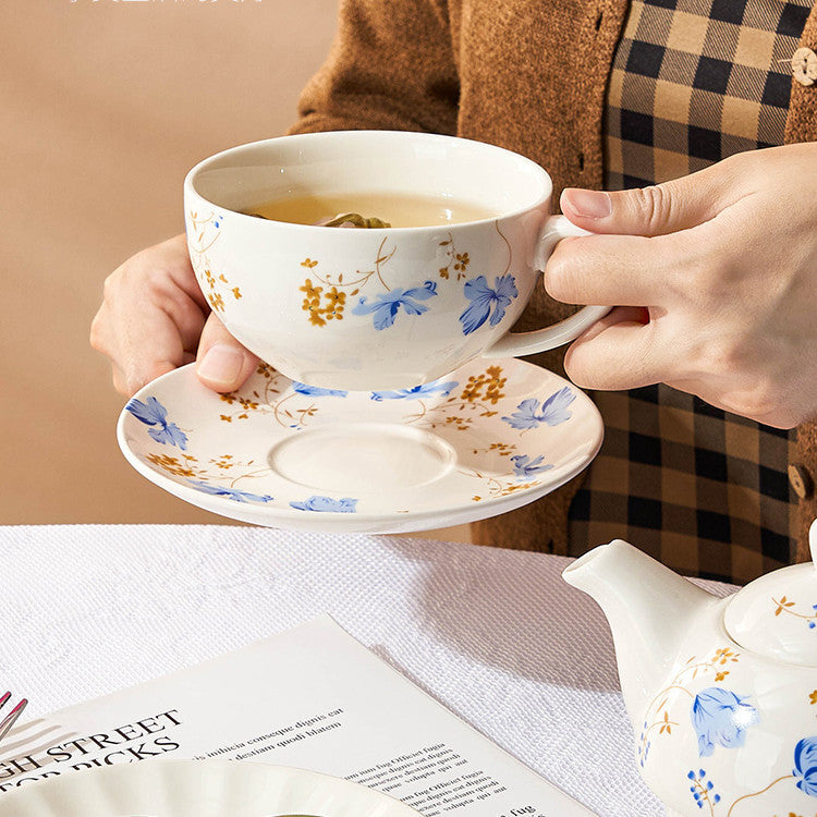 Ceramic English Coffee Cup Set Tea Set Mother And Daughter Pot