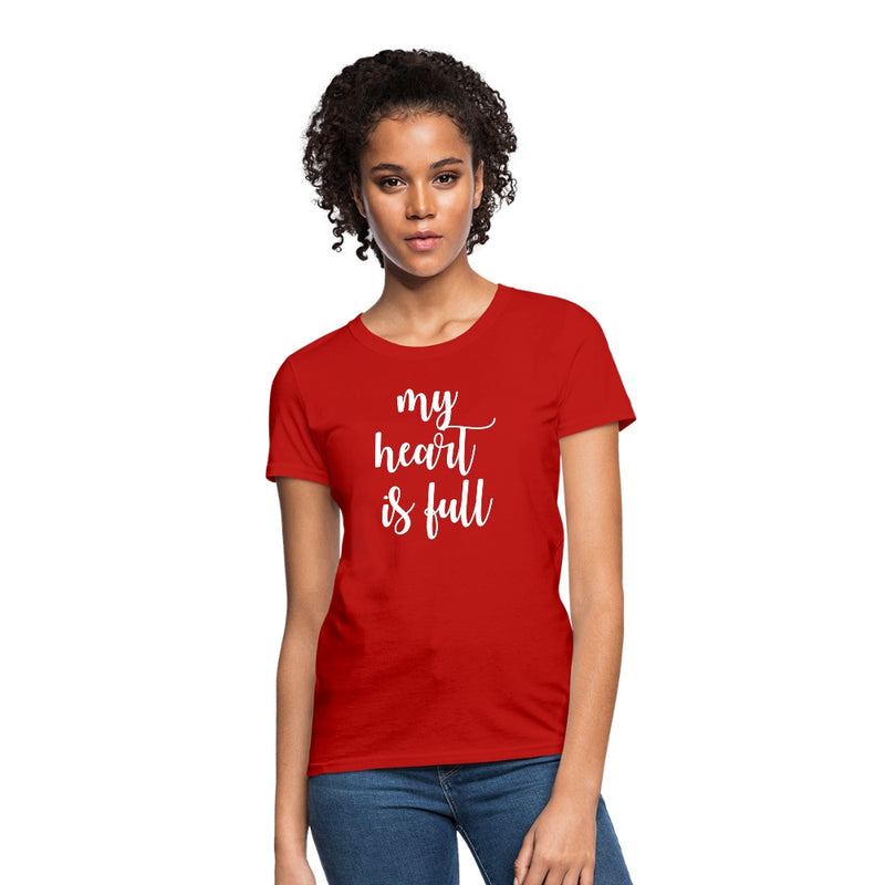 My Heart Is Full Parent-child Suit Mother-daughter Short Sleeve