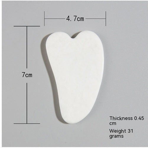 Natural Jade Beauty Device Single Head Jade Roller White Thorn