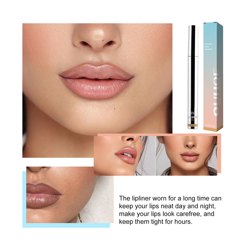 OUHOE Peel Lip Liner . Long-Lasting Natural Tint